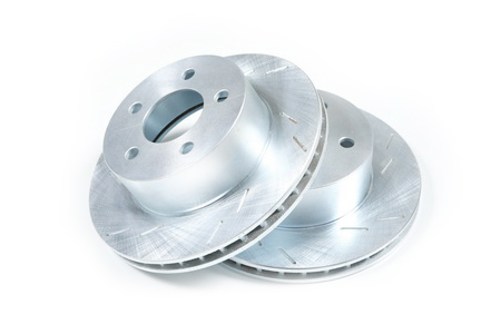 IRO XJ Slotted and Dimpled Brake Rotors