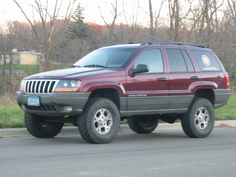 Jeep wj 4 lift tire size #4