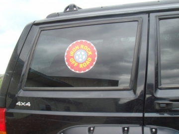 Iron Rock Off Road 8" Tire Logo Decal
