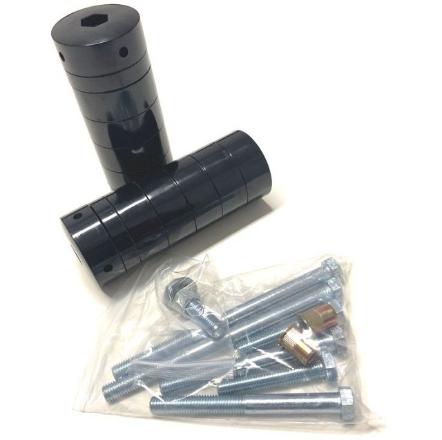 Iron Rock Off Road: WJ Rear Stackable Bump Stop Extensions Iron Rock Off Road: WJ Rear Stackable Bump Stop Extensions