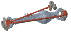 XJ/ZJ to 05+ Superduty D60 Swap Steering Kit (for 3-link)