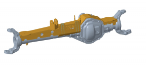 XJ/ZJ to 05+ Super Duty D60 Swap Truss (For triangulated 4 link suspension)