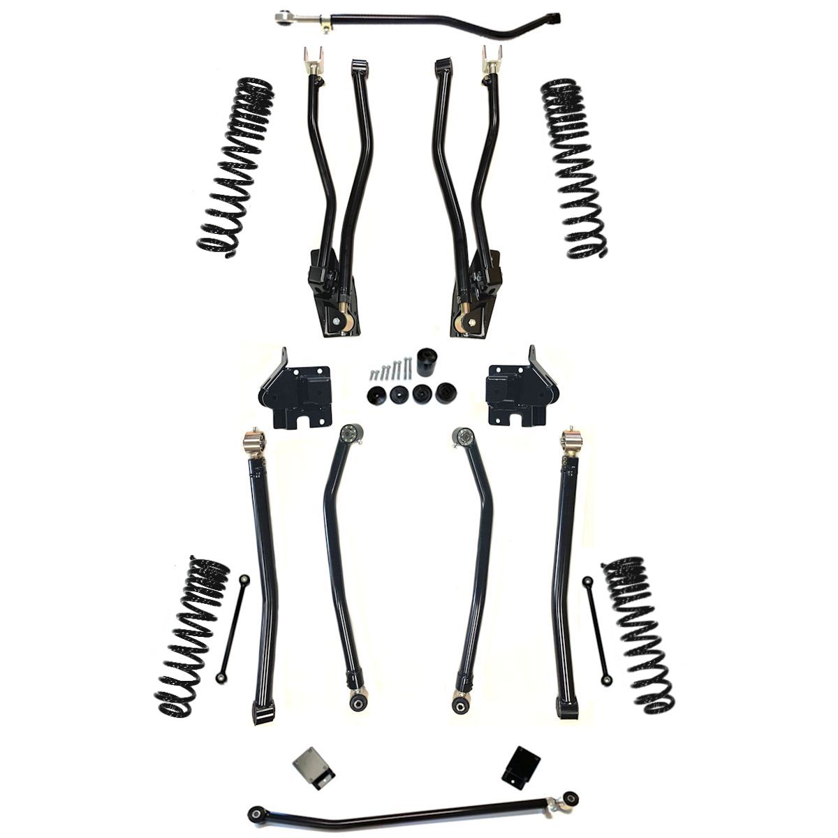 JL 4" RockLink PRO Long Arm Lift Kit
