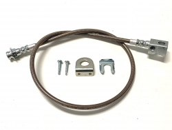 WJ Stainless Steel Braided Rear Brake Hose