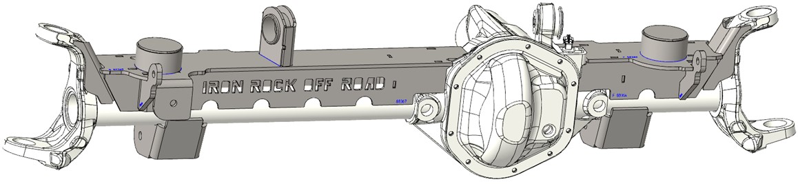 WJ to JK Dana 44 Front Axle Swap Kit