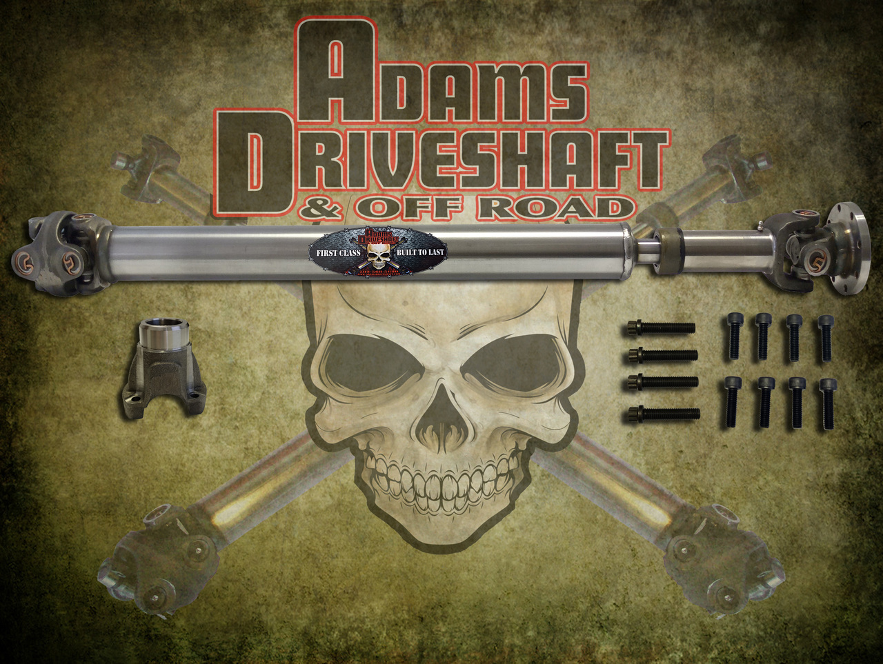 Iron Rock Off Road: ADAMS DRIVESHAFT JL REAR 1310 CV DRIVESHAFT
