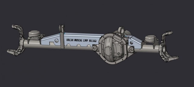 Iron Rock Off Road: JK Dana 44 Front Axle Box Truss
